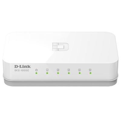 Коммутатор D-Link DES-1005C Switch 5х10/100Mbps