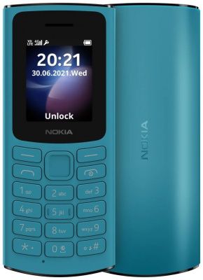 Телефон мобильный Nokia 105 4G Dual Sim blue (TA-1378)