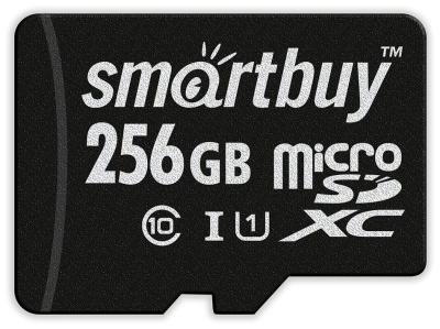 Карта памяти microSDXC 256GB Smartbuy  Class 10 UHS I+адаптер SD