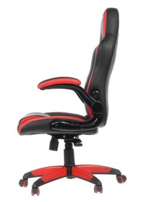 Игровое кресло Chairman Game 15, Экокожа черно-красная