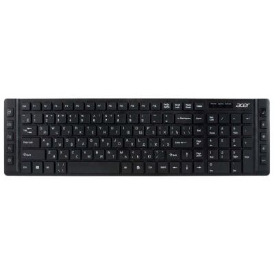 Клавиатура ACER OKW010 черный slim USB 