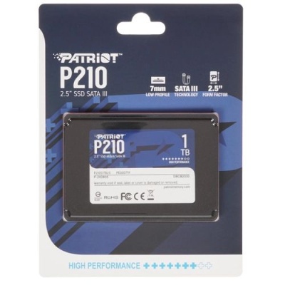 SSD-накопитель 1Tb PATRIOT P210 series SATA3 P210S1TB25