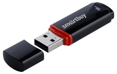 USB 2.0 Smartbuy 16GB Crown Black (SB16GBCRW-K)