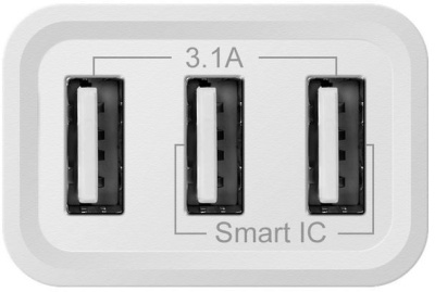 Сетевое зарядное устройство DEFENDER UPA-31 3хUSB белый