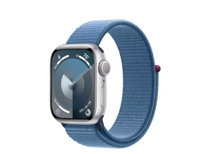 Умные часы Apple Watch Series 9 41mm Silver AC Winter Blue SL MR923