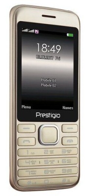 Телефон мобильный Prestigio PFP1281 LAT Gold