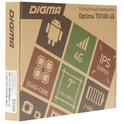 Планшет DIGMA OPTIMA 7018N 4G TS7179ML черный