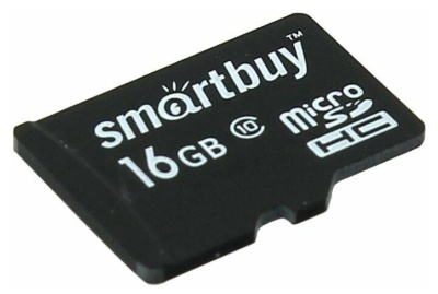 Карта памяти microSDHC 16GB Smartbuy  Class 10 (с адаптером SD)LE