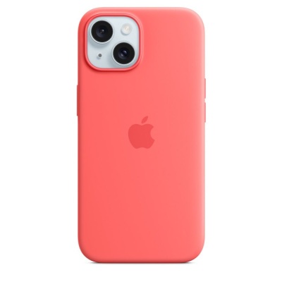 Чехол Apple iPhone 15 Silicone Case with MagSafe - Guava MT0V3