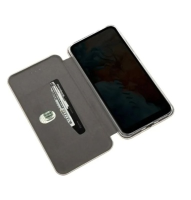 Чехол-книжка Xiaomi Redmi Note 4X Aksberry Air Case серебристый
