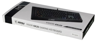 Клавиатура MSI Vigor GK20 RU черный