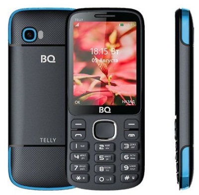 Телефон мобильный BQ 2808 TELLY Black/Blue