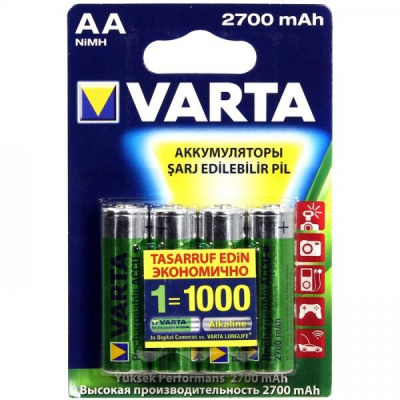 Аккумулятор VARTA 2700mAh 5706 AA BL4