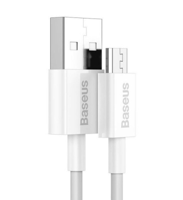 Кабель micro USB - USB белый 1м 2A Baseus Superior Series Fast Charging Data Cable