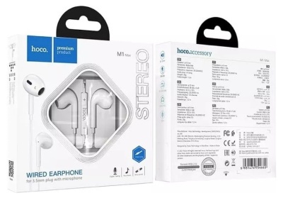 Гарнитура HOCO M1 Max crystal earphones for Type-C  (белый)