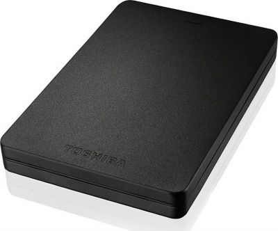 Внешний жёсткий диск TOSHIBA 1Tb Canvio Alu 2.5" (HDTH310EK3AB) USB 3.0 Black