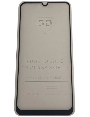 Стекло Samsung A50 5D (черная рамка)