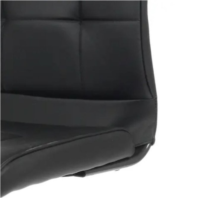 Офисное кресло Бюрократ CH-330M/BLACK без подлокотников черный искусственная кожа крестовина металл