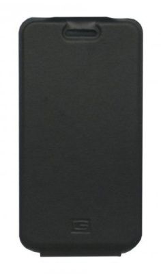 Универсальный чехол-книжка Gresso. Модерн верт. с силикон. шеллом. (размер 4,9-5,2") черный