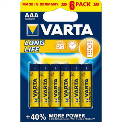 Батарейка VARTA 4103 EXTRA AAA BL6 (1шт.)