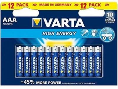 Батарейка VARTA 4903 HIGH ENERGY AAA BL12