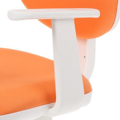 Детское кресло Бюрократ CH-W356AXSN/15-75 оранжевый, колеса белый/оранжевый (пластик белый)