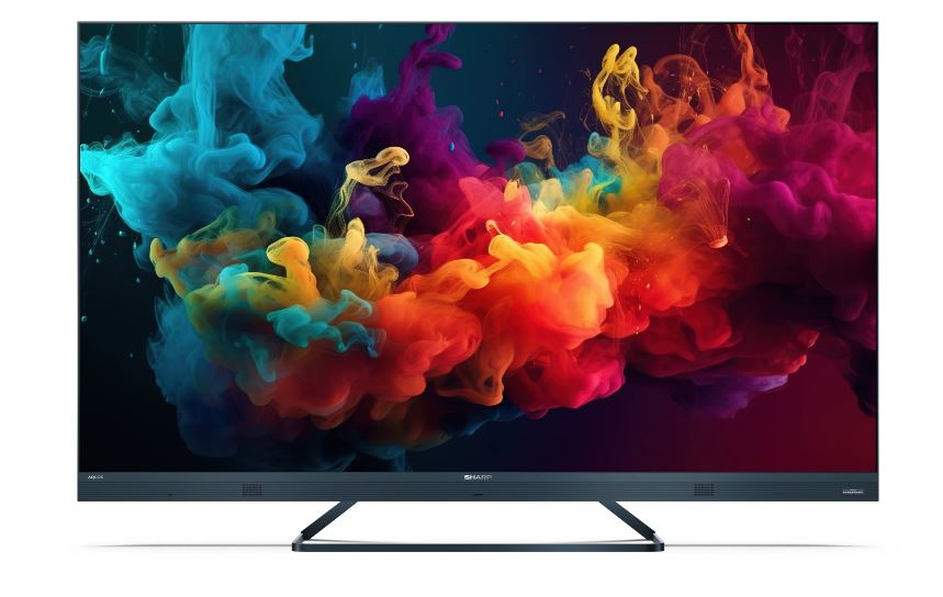 Телевизор 50" SHARP 50FQ5EG AQUOS QLED 144Hz 4K UHD Harman/Kardon Dolby Vision IQ/Dolby Atmos Алюминиевый корпус Google TV — купить в Калининграде по выгодной цене | UIMA